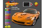 Шевроле Корвет Z06: Раскраска