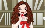 Девушка играет с боссом